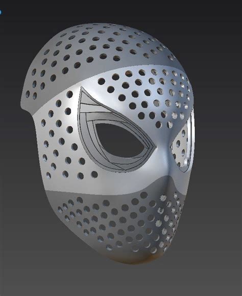 Spiderman Homecoming Faceshell Mask 3d Model 3d Printable Cgtrader