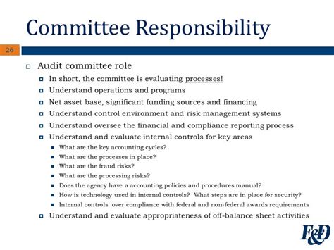 The Increasing Role Of Board Governance And Audit Committees