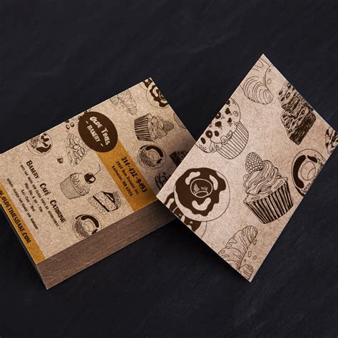 Kraft Paper Business Cards Recycled Paper Megastore Printing