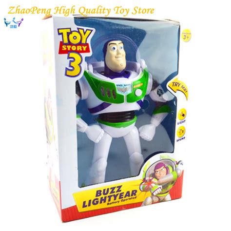 2017 New Arrival Toy Story 3 Buzz Lightyear Toys Lights Voices Speak English Action Figures 10