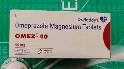 Omez 40 Omeprazole 40 Mg Capsule Prescription At Rs 106stripe In Nagpur
