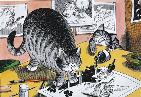 Drawing And Illustration Art And Collectibles Kliban Cat Art Vintage Print