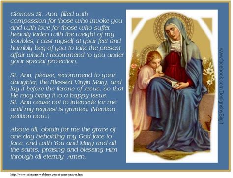 For information, please call pueblos directly. 9 Intentions as We Pray the Saint Anne Novena | St anne ...