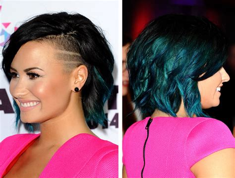 Demi Lovato Reveals Dramatic Blue Hair At Vevo