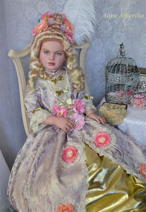 Marie Antoinette Life Size Reborn Doll Historical Portrait Art Doll