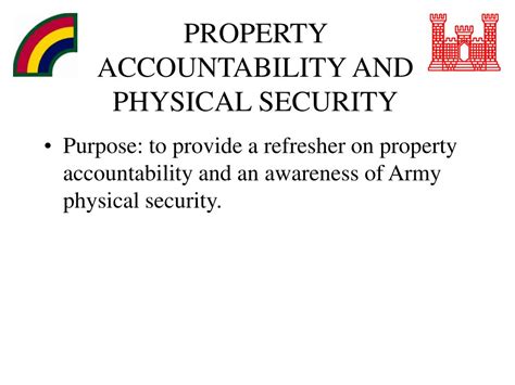 Army Property Accountability Powerpoint Army Military