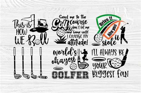 Golf Svg Bundle Golfing Svg Funny Quotes Svg Etsy