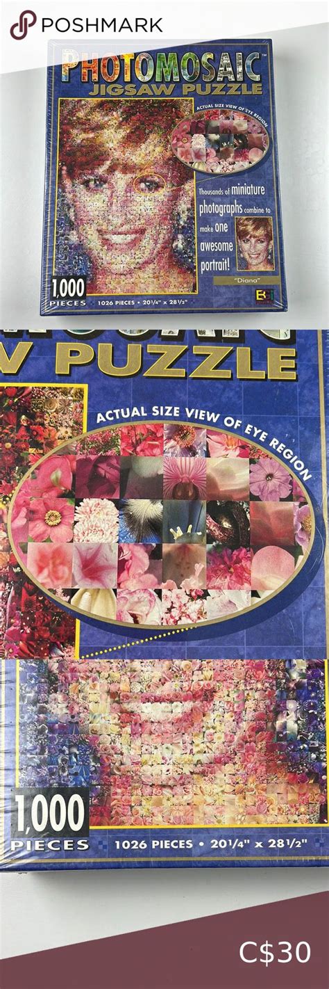 Lady Diana Photomosaic Jigsaw Puzzle In Lady Diana Jigsaw
