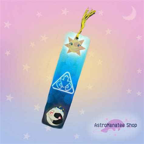 Sun And Moon 2x8 Bookmark Five Nights At Freddys Bookmark Etsy