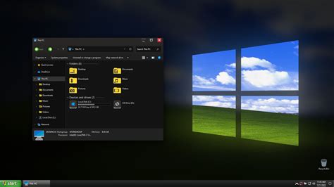 Xp Black Skinpack For Windows 11 And 10 Skin Pack Theme For Windows
