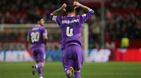Real Madrid Support Sergio Ramos After Sevilla Controversy Football