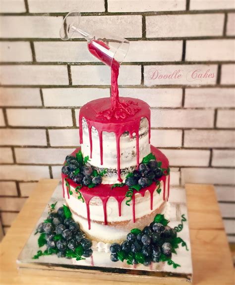 Wine Glass Drip Cake Birthday Cake Wine 22nd Birthday Cakes Birthday Drinks Themed Desserts