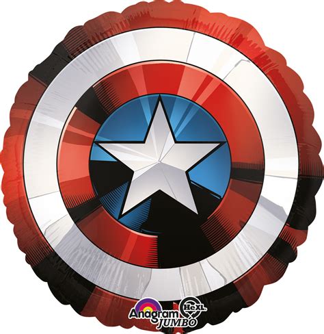 Folienballon Avengers Captain America Schild Party Versandat