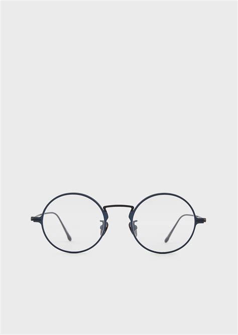 Mens Oval Eyeglasses Giorgio Armani Man