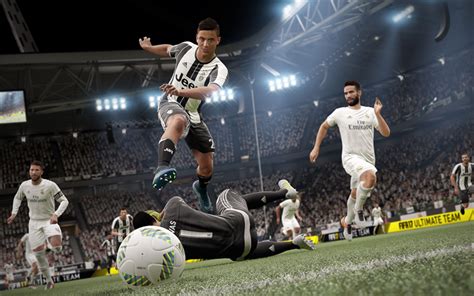 Descargar Fondos De Pantalla La Fifa 18 4k Juventus Real Madrid