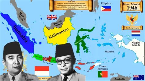 Sejarah Propinsi Di Indonesia Peta Pemekaran Propinsi Dari Tahun