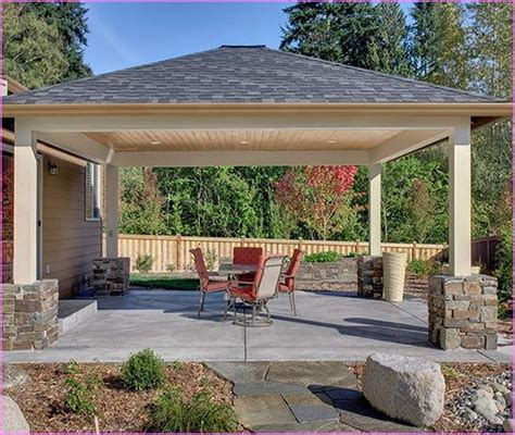 Patio Cover Plans Free Standing 654×553 Pixels Covered Patio
