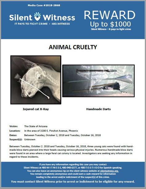 Animal Cruelty In The Area Of 3200 E Pinchot Avenue Phoenix