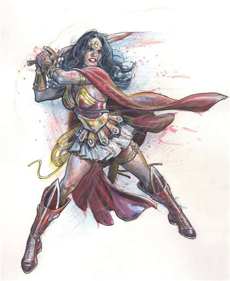 Wonder Woman illo José Luis Garcia López in Ivan Costa s DC Comics