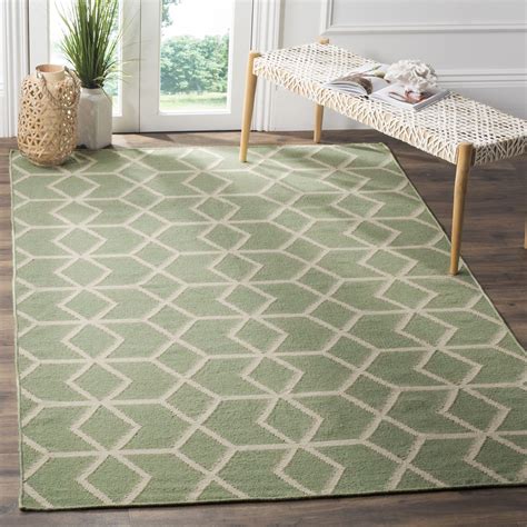 Green Rug For Living Room Decor Abstract Rug Round Rugs For Bedroom