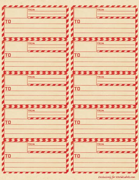Shipping label template is a ms word 2013 template. Vintage Gummed Parcel Post Shipping Labels | Free printable labels & templates, label design ...
