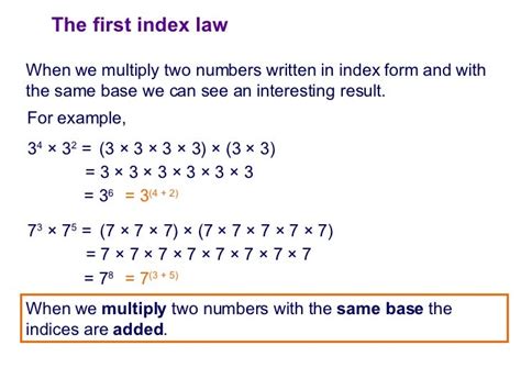 Index Notation