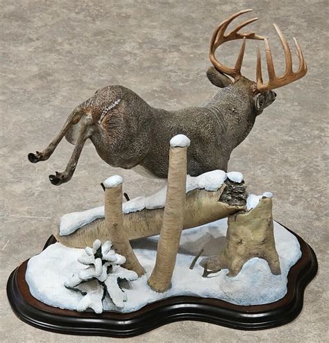 Danbury Mint Buck Of A Lifetime Sculpture By Nick Bibby Ebay
