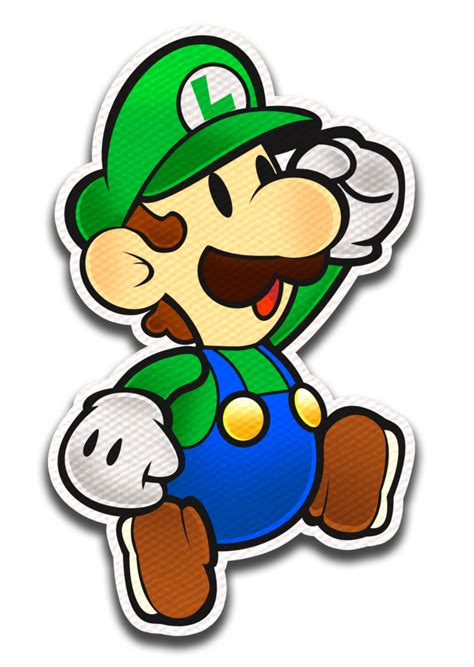 Paper Luigi Color Splash Style By Fawfulthegreat64 3d