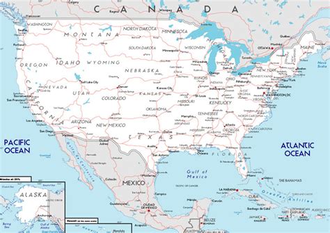 Large Road Map Of Usa