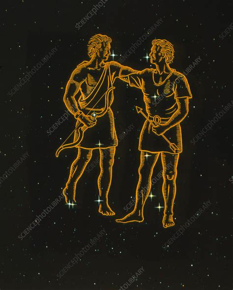 Gemini The Twins Composite Artwork And Photo Stock Image R550 0116 Science Photo Library