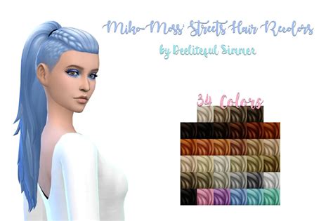 Deelitefulsimmer Streets Hair Recolor Sims 4 Hairs Vrogue