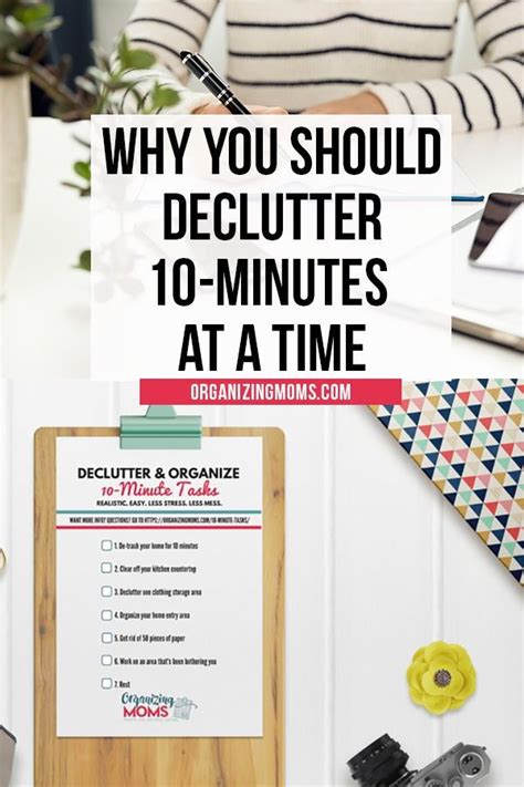 Simple Effective 10 Minute Tasks To Help You Declutter Organized Mom Declutter Clean House