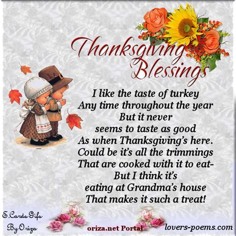 Thanksgiving Poems And Quotes QuotesGram