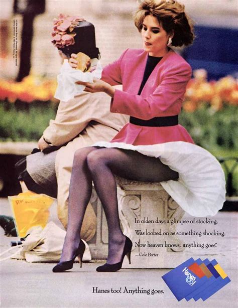 1987 Hosiery Ad Flashbak