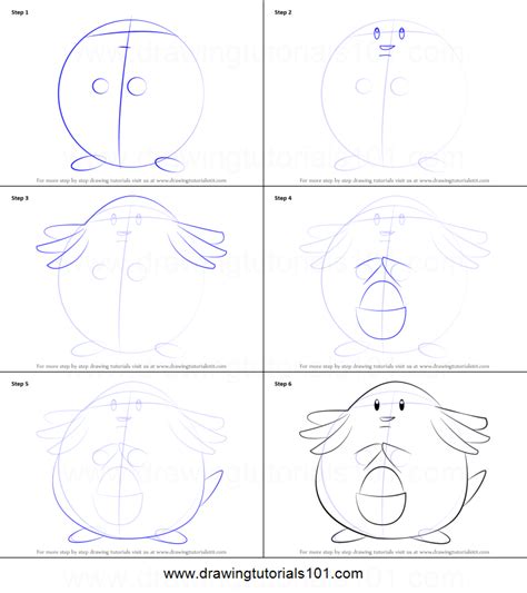 How To Draw Chansey From Pokemon Printable Step By Step Drawing Sheet