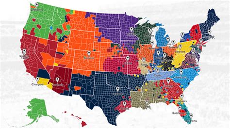 Twitter Fan Map Shows You Where Nfl Team Fans Are Coming From