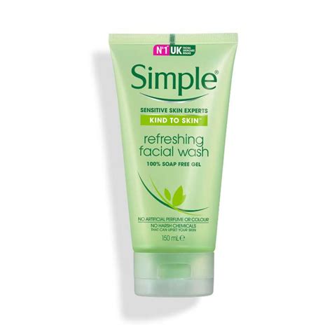 Simple Kind To Skin Refreshing Facial Wash Gel Clearance Shop Save 61