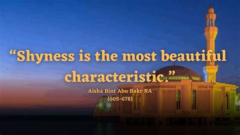 Quotes Saying By Aisha Bint Abu Bakr Ra Youtube