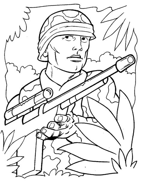 Printable Army Coloring Pages Printable World Holiday