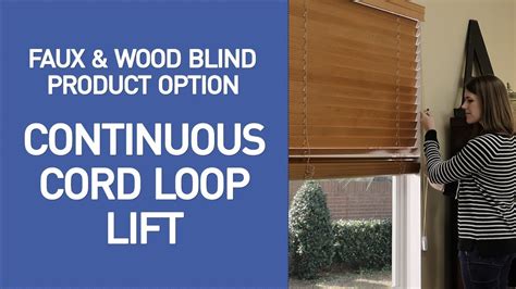 Unlike the standard lift cords, they return back to the headrail that creates an endless cord. Continuous Cord Loop Lift Option for Wood and Faux Wood ...