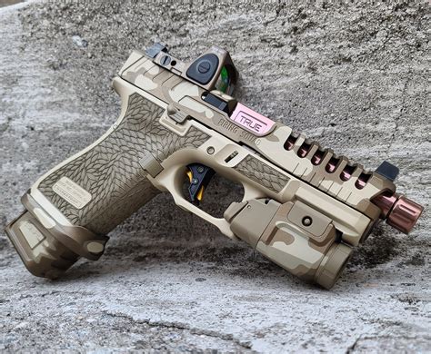 Gen 5 Glock 19 With Firing Squad Firearms Coyote Customization Package R Glockmod