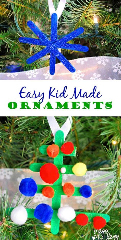Homemade Christmas Ornaments With Tissue Paper Mess For Less
