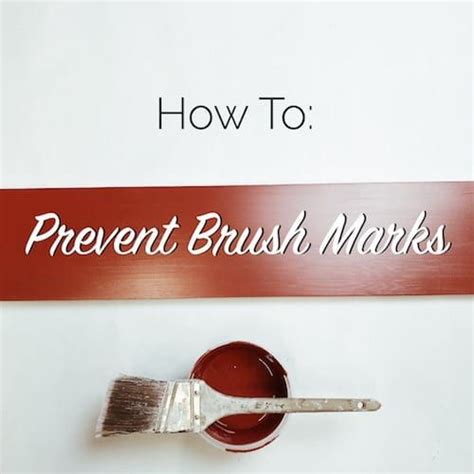 How To Prevent Brush Marks The Craftsman Blog Brush Paint Expert