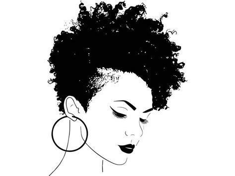 Afro Woman Svg Princess Queen Afro Hair Beautiful African Etsy