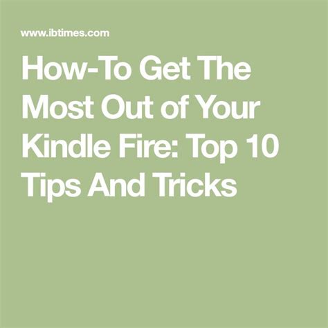 To restart kindle, press and hold the power button for ~40 seconds. How-To Get The Most Out of Your Kindle Fire: Top 10 Tips ...