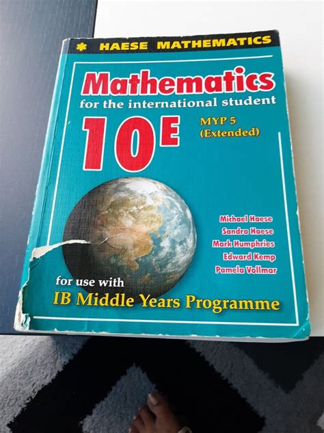 Haese Mathematics Ib Myp Extended Textbook Hobbies And Toys Books