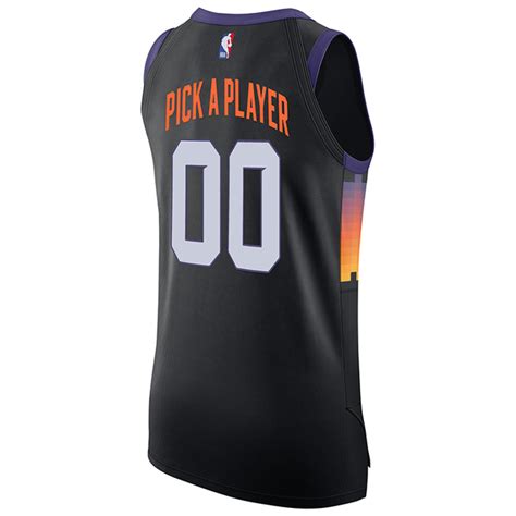 Phoenix Suns Men S Authentic City Edition The Valley Custom Jersey Official Phoenix Suns Store