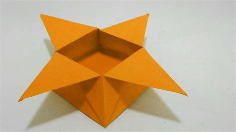 How To Make Origami Star Box Youtube