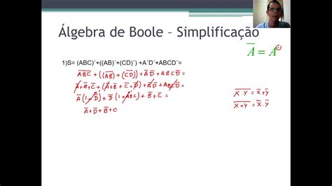 Exercício De Simplificação Por Álgebra De Boole 1 Youtube
