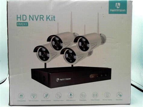 heimvision hm241 1080p 8ch nvr 4pcs outdoor wireless security camera system ebay
